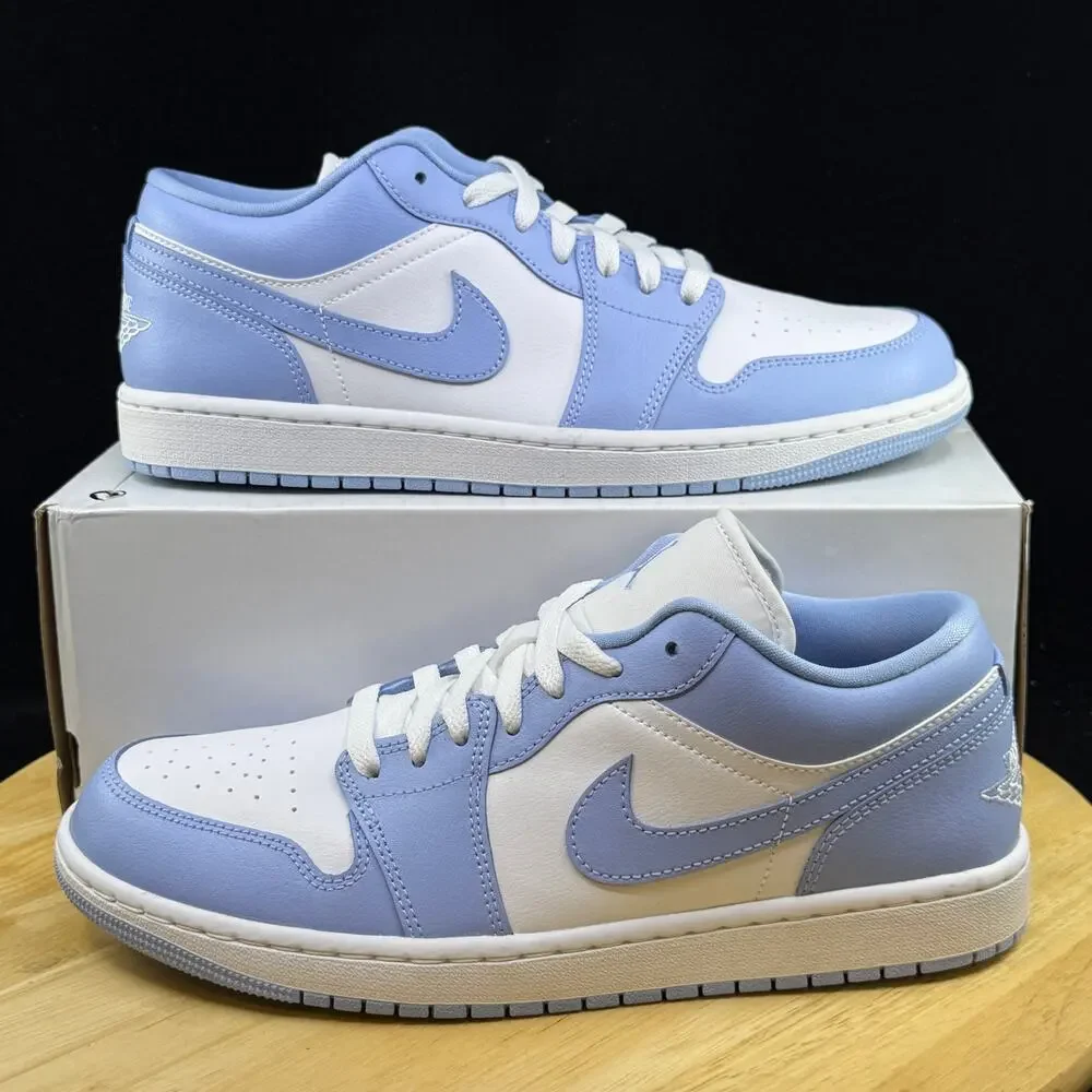 Nike Air Jordan 1 Low White Aluminum DC0774-142 Women's Size 11/ 9.5 M NEW